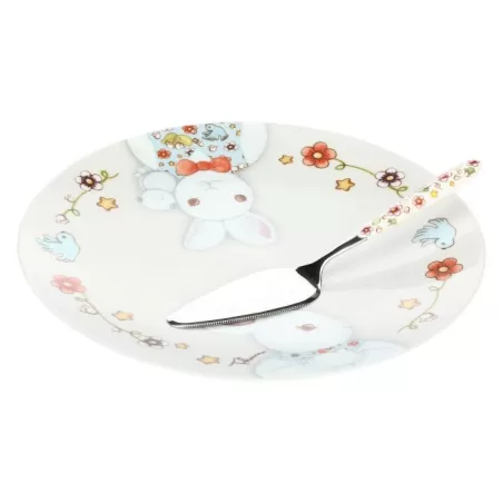 Piatto Coniglio magico multiuso grande con paletta - Thun