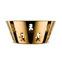 Girotondo, Cestino Oro Gold - Alessi