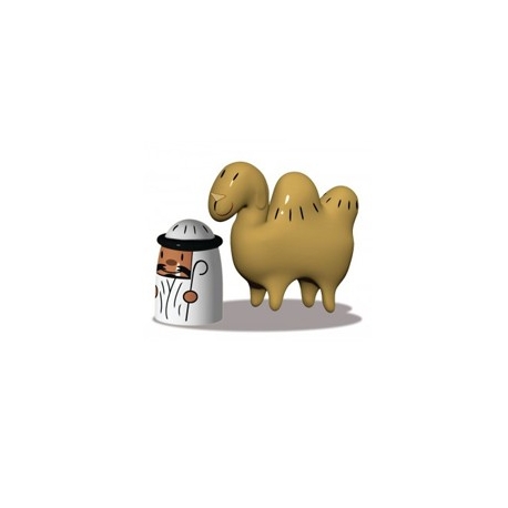Amir & Camelus, Set di due statuine - Alessi