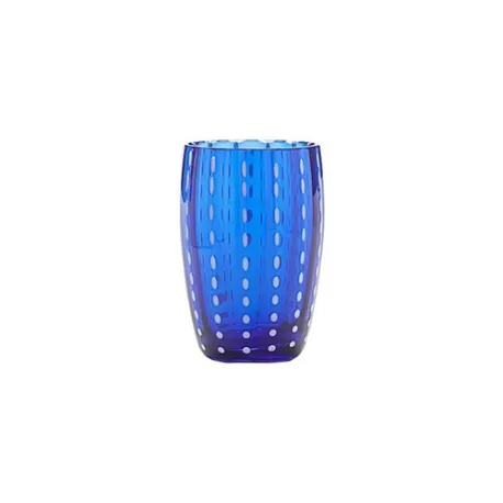 Perle, Bicchiere blu - Zafferano