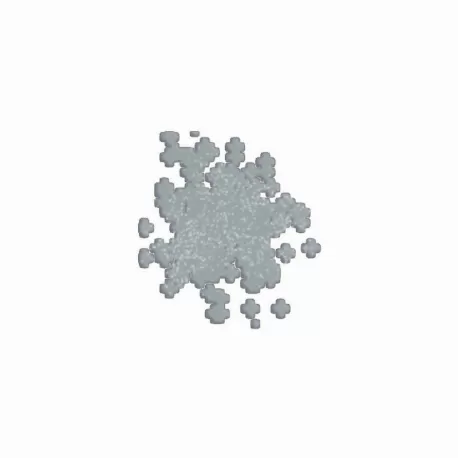 Colorante spray pump glitterato argento - Decora