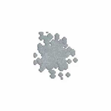 Colorante spray pump glitterato argento - Decora