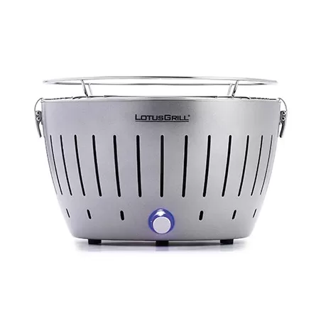 Barbecue a carbone, silver metallizzato - Lotus Grill