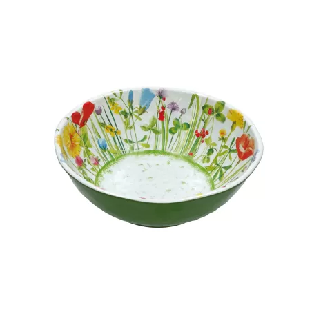 Flores, Insalatiera melamina Cm. 28, h. 10 Cm. - Rose & Tulipani