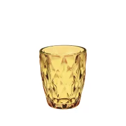 Amber diamond, Bicchiere d8 h10 cm 270 Cc., Cm. 8, h. 10 Cm. - Rose & Tulipani