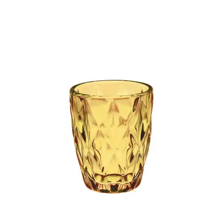 Amber diamond, Bicchiere d8 h10 cm 270 Cc., Cm. 8, h. 10 Cm. - Rose & Tulipani