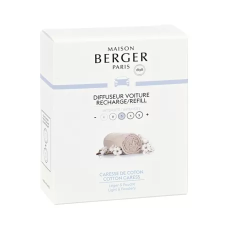 Ricarica in ceramica per Auto Caresse de coton / Carezze di Cotone - Lampe Berger