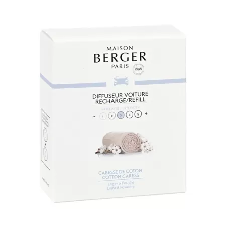 Ricarica in ceramica per Auto Caresse de coton / Carezze di Cotone - Lampe Berger