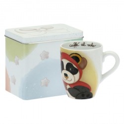 Mug Panda Taurus con scatola in latta - Thun