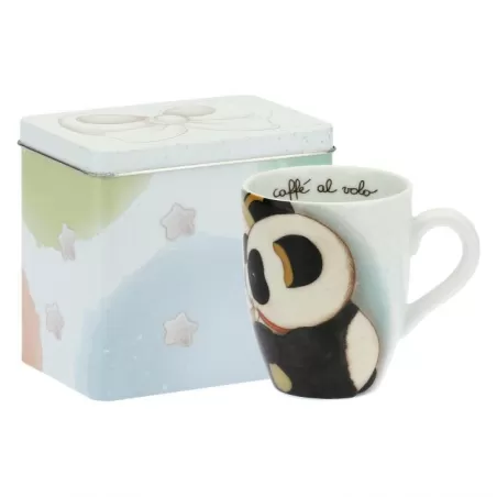 Mug Panda Gemini con scatola in latta - Thun