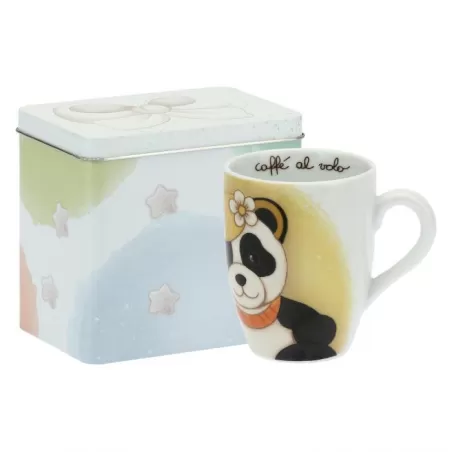 Mug Panda Virgo con scatola in latta - Thun