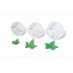 Stampo espulsione edera 3 dim. 45/50/55 mm.