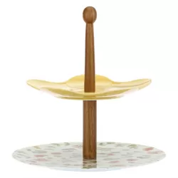 Alzata doppia in porcellana Country - Thun