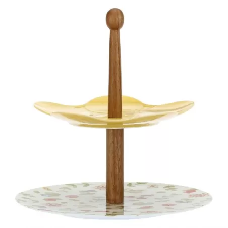 Alzata doppia in porcellana Country - Thun