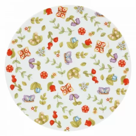 Piatto ovale Country multiuso grande con fiori - Thun