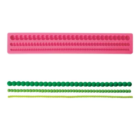 Stampo in silicone per creare collane/catenelle dim. 290x50x h.10 mm