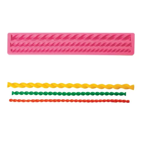 Stampo in silicone per creare collane/catenelle dim. 290x50x h.10 mm