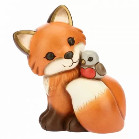 Volpe con pettirosso grande - Thun