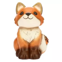 Volpe seduta media con coccinella - Thun