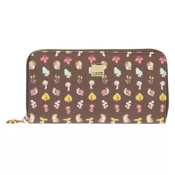 Portafoglio grande in ecopelle con zip Bosco incantato - Thun