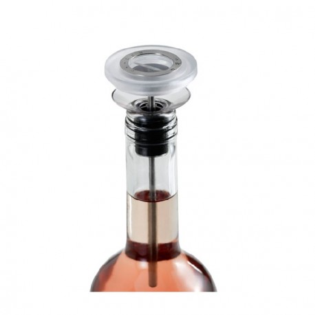 Termometro vino, versatore e tappo bottiglia trasparente Champ 