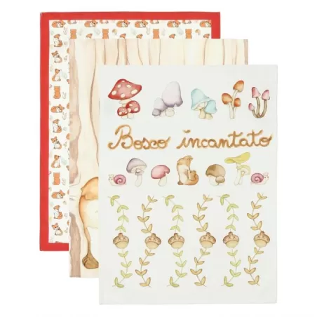 Set 3 canovacci Bosco incantato - Thun