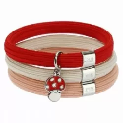 Bracciale elastico colorato Impulse con funghetto - Thun