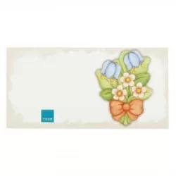 Bigliettino chiudipacco fiori piccolo - Thun