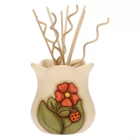 Porta diffusore in ceramica con boccetta e bacchette Country - Thun