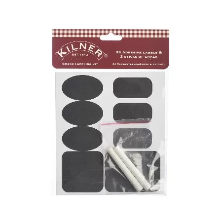 Confezione da 26 etichette scrivibili con gesso - Kilner