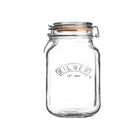 Barattolo square clip top Lt. 1,5 - Kilner