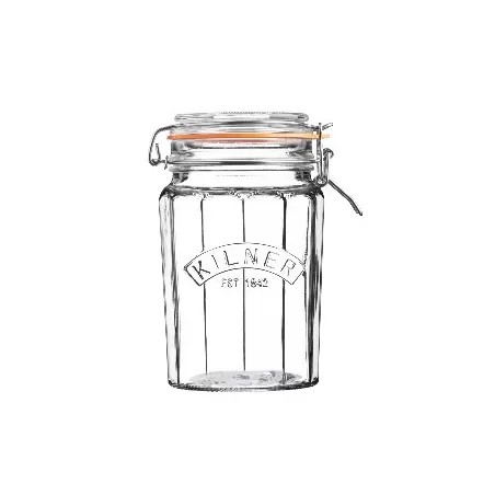 Barattolo facetted clip top Lt. 0,95 - Kilner