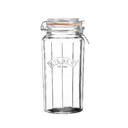 Barattolo facetted clip top Lt. 1,8 - Kilner