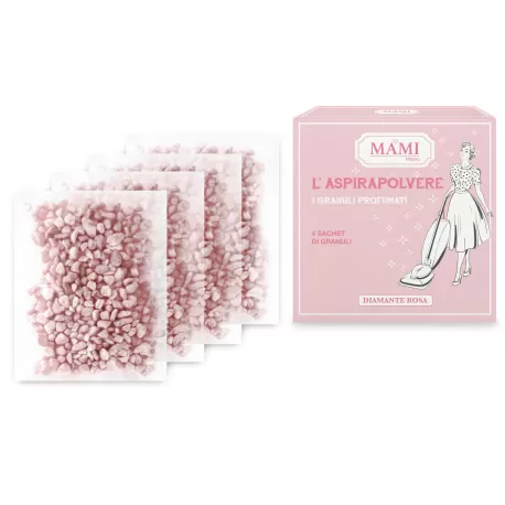 Granuli profumati per aspirapolvere, Diamante Rosa - Mami Milano