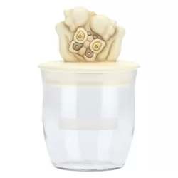 Barattolo in vetro Elegance grande con fiori e farfalla - Thun