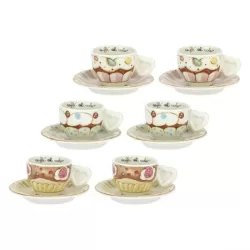 Confezione 6 tazzine espresso, New Sweet Cake - Thun