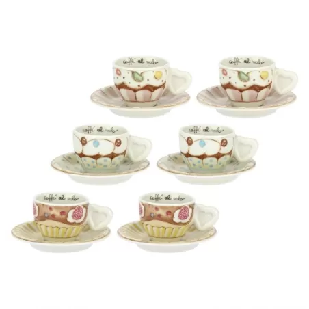 Confezione 6 tazzine espresso, New Sweet Cake - Thun
