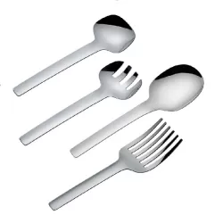 Tribado, Set 4 Posate Da Servizio - Alessi