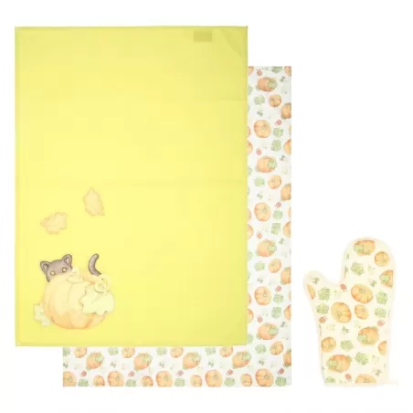 Set guantone e 2 canovacci Zucca magica - Thun