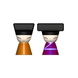 Queen & King, Set magneti - Alessi