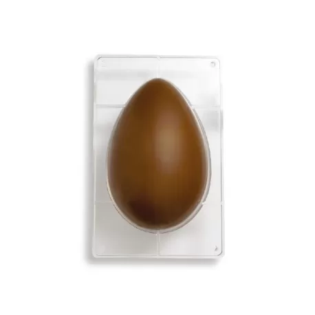 Stampo Uova di cioccolato in policarbonato 1 cavità da Gr. 250 - Decora