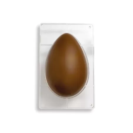 Stampo Uova di cioccolato in policarbonato 1 cavità da Gr. 250 - Decora