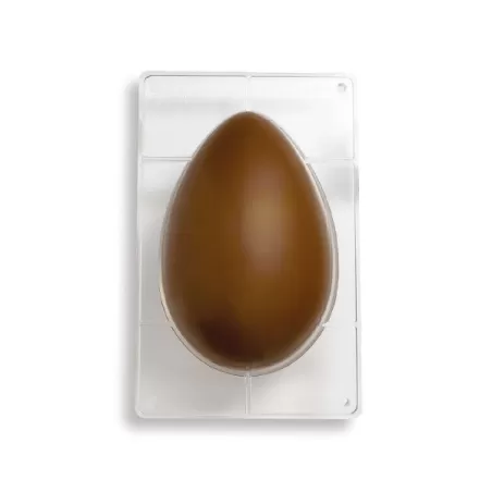 Stampo Uova di cioccolato in policarbonato 1 cavità da Gr. 350 - Decora