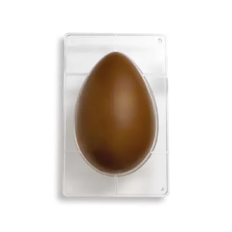 Stampo Uova di cioccolato in policarbonato 1 cavità da Gr. 500 - Decora