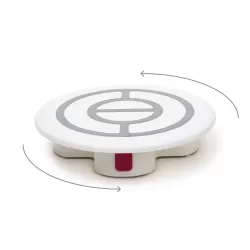 Piatto giratorta con base e blocco Cm. 32 - Decora