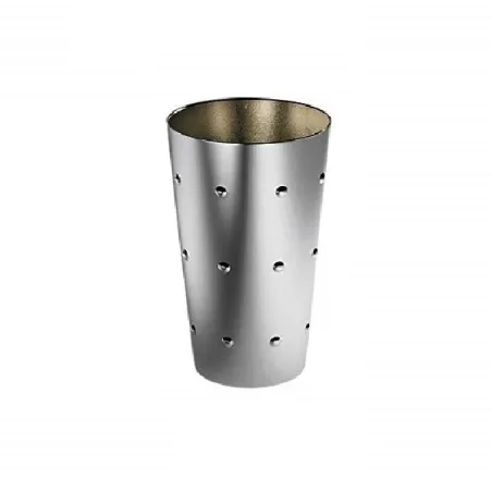 Win, Bicchiere bugnato in acciaio lucido - Alessi
