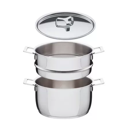 Pots&Pans, Set vapore - Alessi