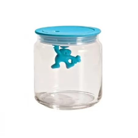 Gianni a little man holding on tight, Barattolo ermetico - Alessi