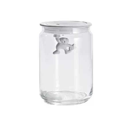 Gianni a little man holding on tight, Barattolo ermetico - Alessi