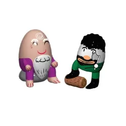 Barbaccino & Woody, Set di due statuine - Alessi